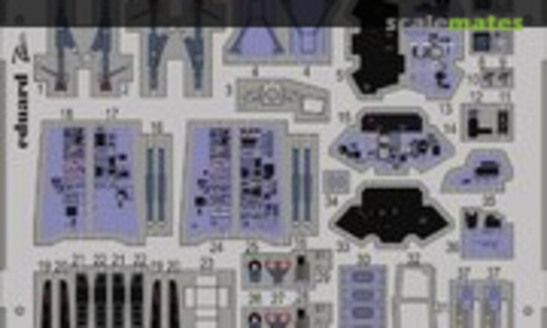 1:72 Su-27UB interior (Eduard SS456) SS456