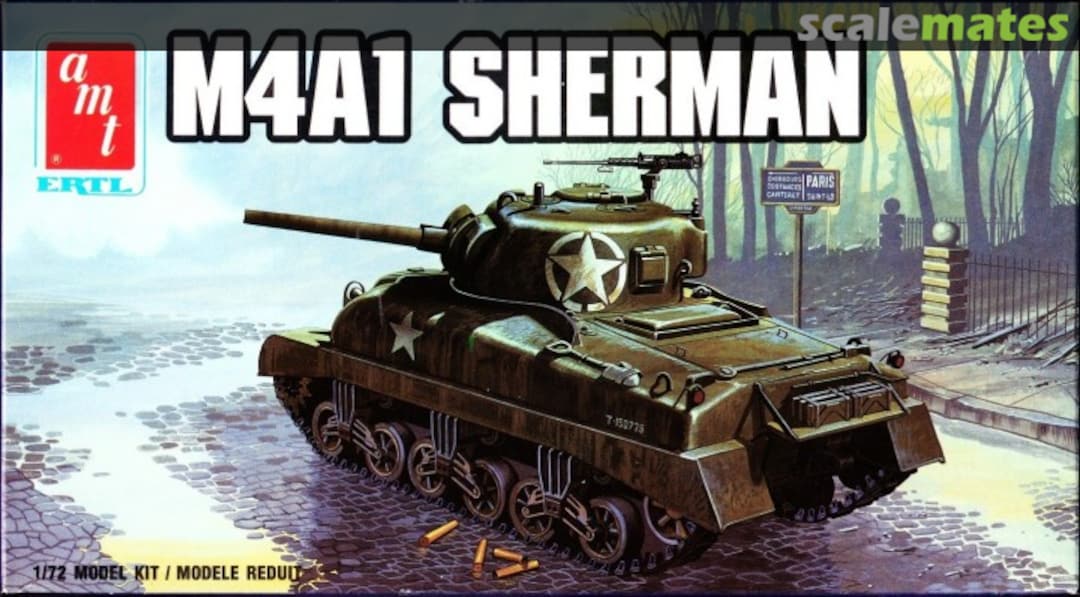 Boxart M4A1 Sherman 8639 AMT/ERTL Boxart M4A1 Sherman 8639 AMT/ERTL