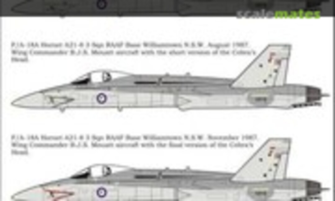 1:48 F/A-18A Hornet (Aussie Decals AD48005) AD48005