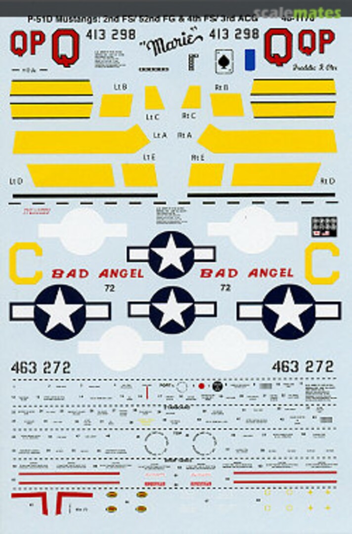 Boxart P-51D Mustangs 48-1176 SuperScale International Boxart P-51D Mustangs 48-1176 SuperScale International