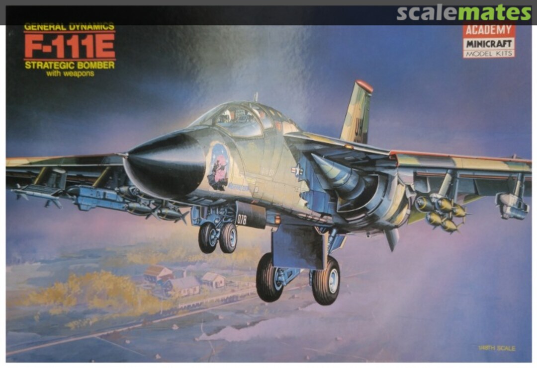 Boxart General Dynamics F-111E Aardvark 1689 Academy/Minicraft