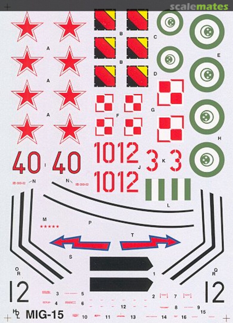 Boxart MiG-15bis Fagot-B 72-022 Hi-Decal Line Boxart MiG-15bis Fagot-B 72-022 Hi-Decal Line