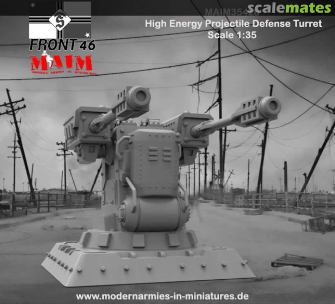 Boxart High Energy Projectile Defense Turret - Front46 MAIM35428 MAiM Boxart High Energy Projectile Defense Turret - Front46 MAIM35428 MAiM