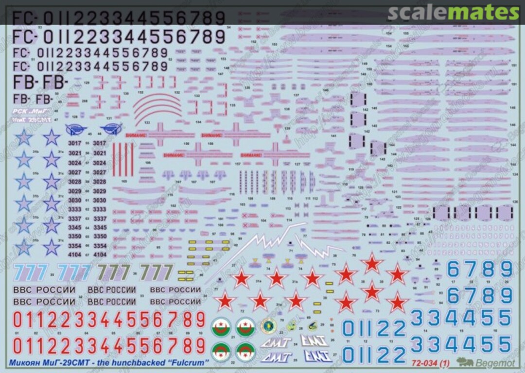 Boxart Mikoyan MiG-29SMT - The Hunchbacked "Fulcrum" 72-034 Begemot Boxart Mikoyan MiG-29SMT - The Hunchbacked "Fulcrum" 72-034 Begemot