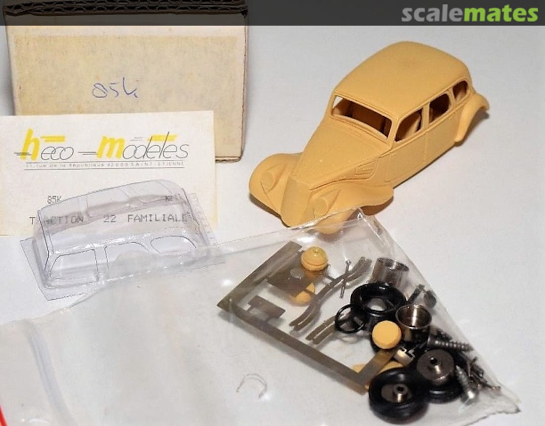 Boxart Citroën Traction 22CV 85K heco-modèles Boxart Citroën Traction 22CV 85K heco-modèles