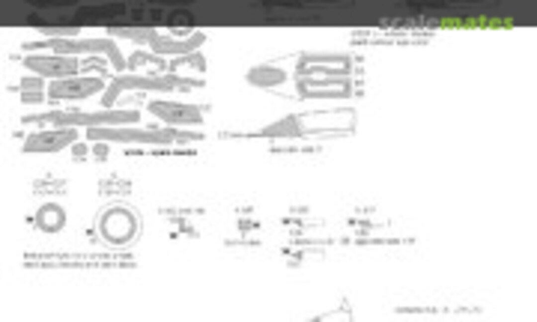 1:48 Mig-23 MF/MFL "Bedna" ADVANCED kabuki masks (New Ware NWAM0537) NWAM0537