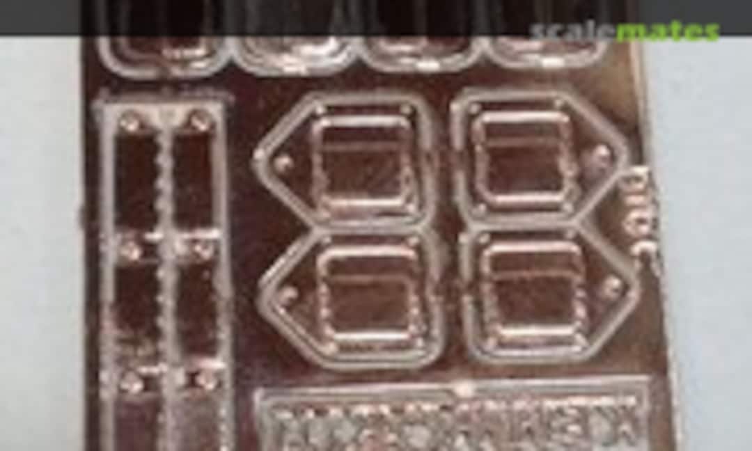 1:25 Slam Lock & Kenworth Badge Set (Auslowe Model Accessories M11) M11