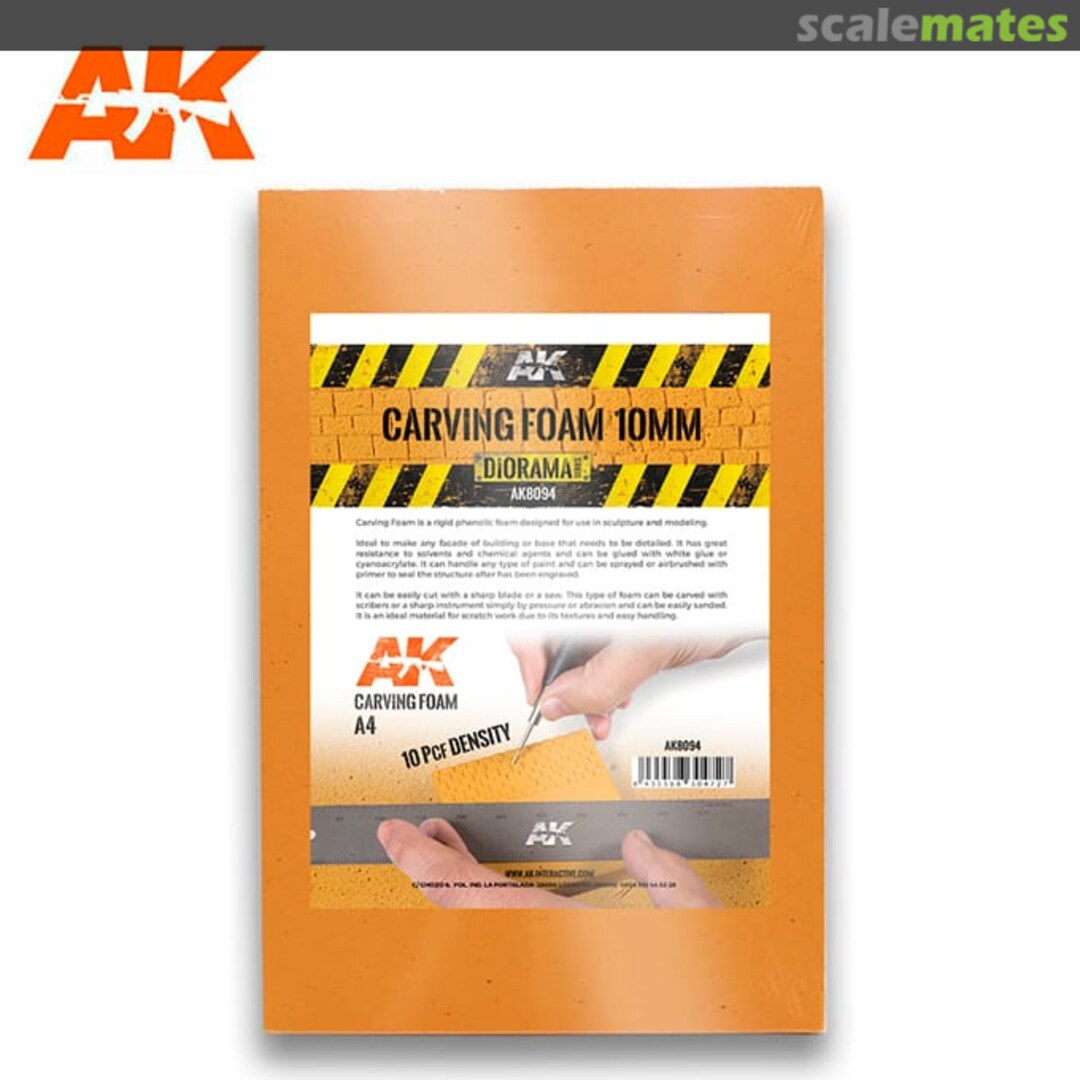 Boxart Carving Foam 10mm AK8094 AK Interactive Boxart Carving Foam 10mm AK8094 AK Interactive