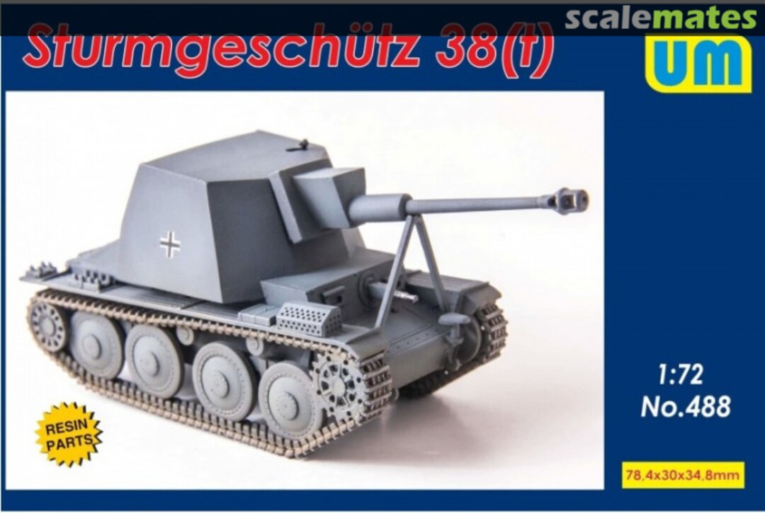 Boxart Sturmgeschutz 38(t) 488 UM 
