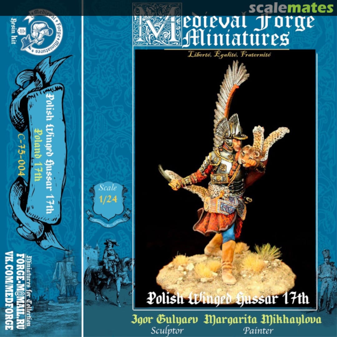 Boxart Polish Winged Hussar C-75-004 Medieval Forge Miniatures Boxart Polish Winged Hussar C-75-004 Medieval Forge Miniatures