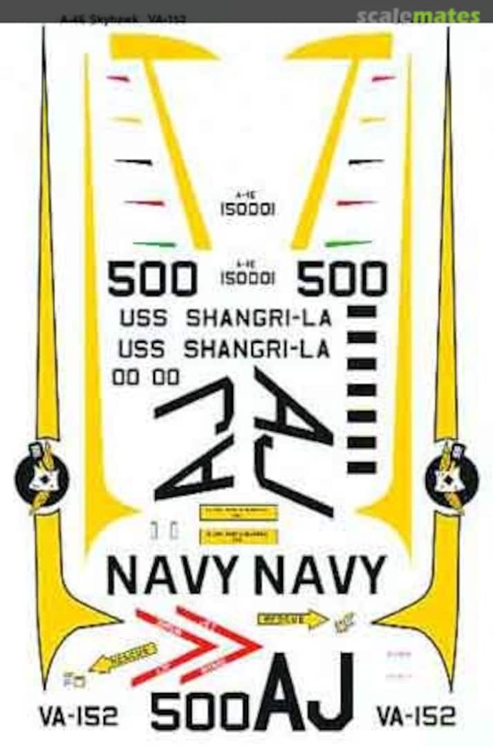 Boxart A-4E Skyhawk VA-152 32-225 Microscale