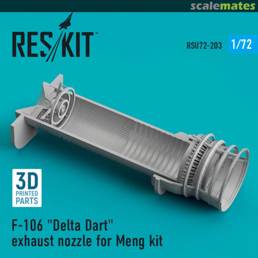 Boxart F-106 Delta Dart - exhaust nozzle (Meng) (3D Printed) RSU72-0203 ResKit