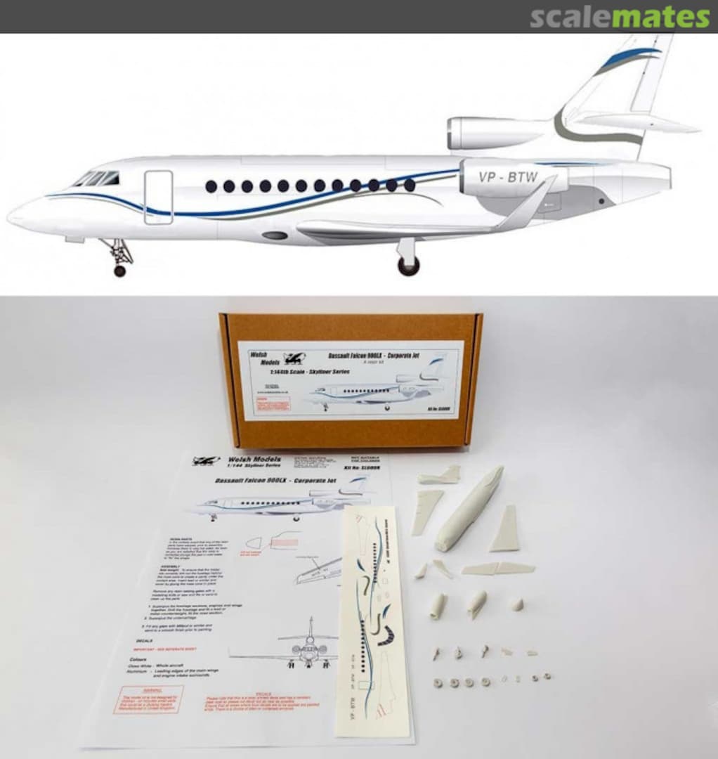 Boxart Dassault Falcon 900 LX SL600R Welsh Models Boxart Dassault Falcon 900 LX SL600R Welsh Models