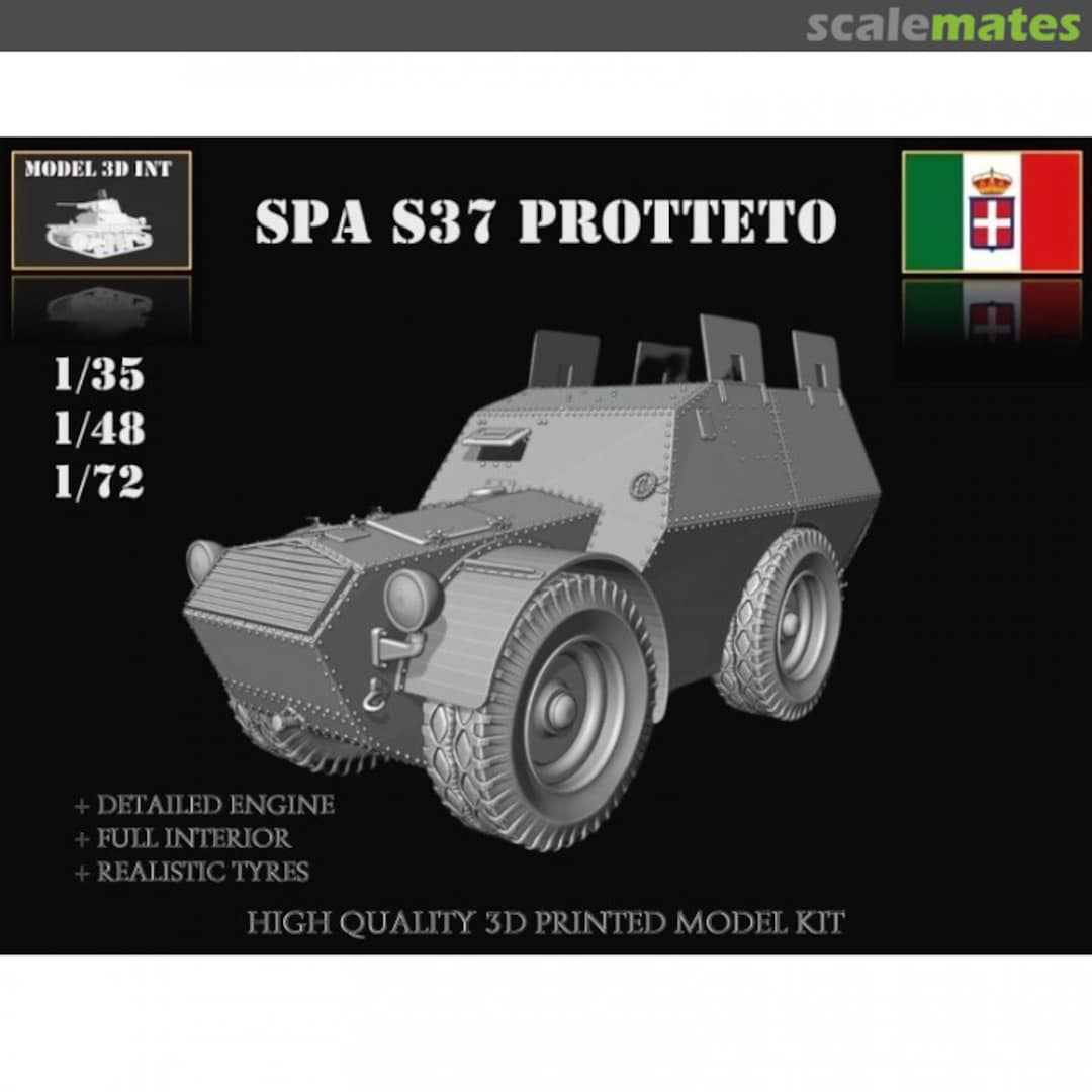 Boxart FIAT SPA Protetto S37 IT72Re75 MODEL 3D INT Boxart FIAT SPA Protetto S37 IT72Re75 MODEL 3D INT