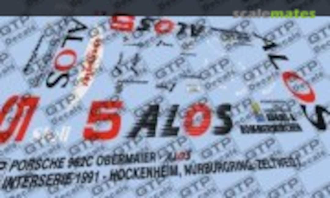 1:24 Porsche 962C - Obermaier - Alos - Interserie - Hockenheim, Nurburgring, Zeltweg 1991 (GTP Decals 0202.24) 0202.24