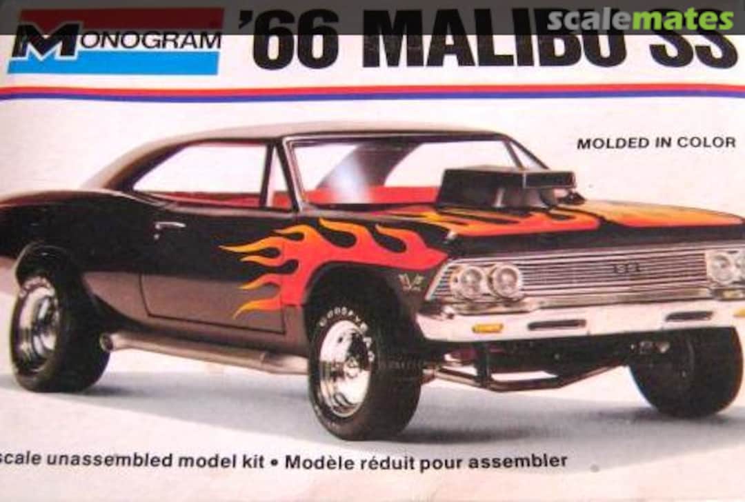 Boxart '66 Malibu SS 2219 Monogram Boxart '66 Malibu SS 2219 Monogram
