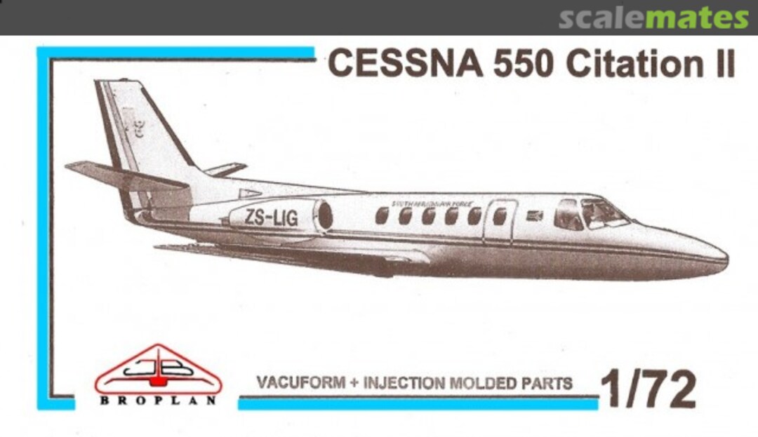 Boxart Cessna 550 Citation II MS-131 Broplan Boxart Cessna 550 Citation II MS-131 Broplan
