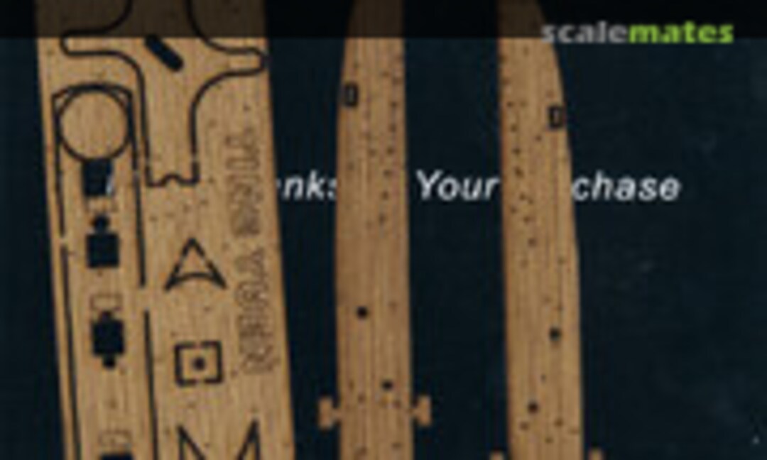 1:700 Beiyang Fleet Flagship Ting Yuen Wood Deck (Voyager Model BSD70044) BSD70044