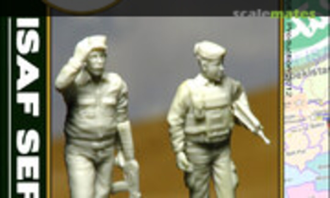 1:35 French Female ISAF Solder + Afghan Police Man (Djiti's Production 35031) 35031