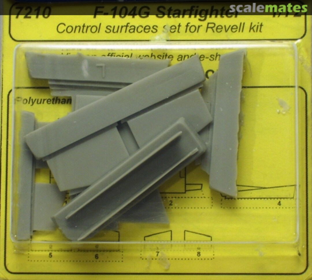 Boxart F-104G Starfighter Control surfaces 7210 CMK Boxart F-104G Starfighter Control surfaces 7210 CMK