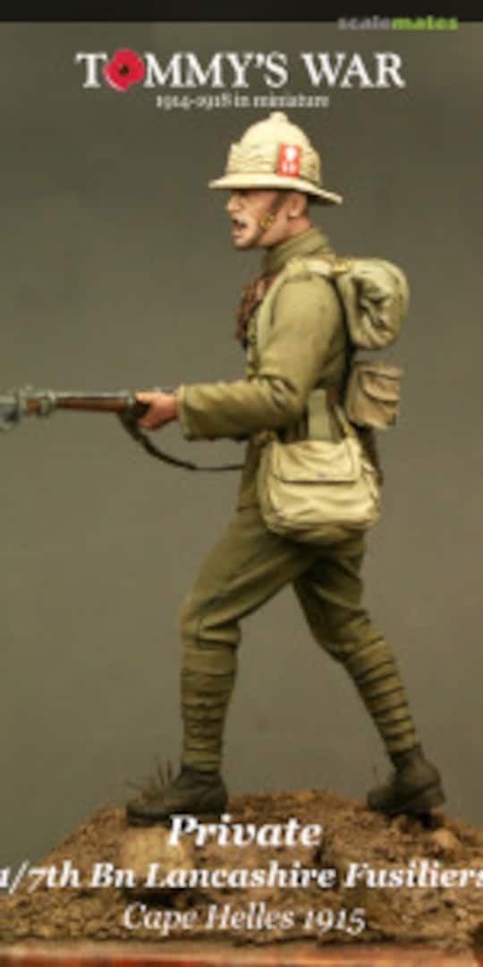 Boxart Private, 1/7th Battalion Lancashire Fusiliers, Cape Helles 1915 TW54024 Tommy's War Boxart Private, 1/7th Battalion Lancashire Fusiliers, Cape Helles 1915 TW54024 Tommy's War