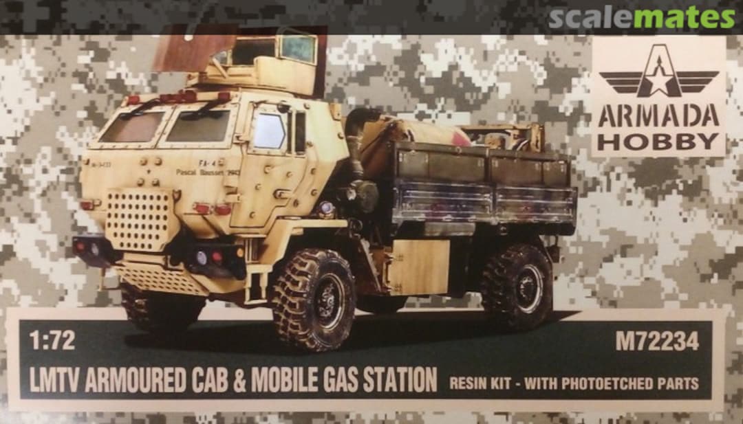 Boxart M1078 LMTV Armoured Cab & Mobile Gas Station (resin kit & PE parts) M72234 Armada Hobby Boxart M1078 LMTV Armoured Cab & Mobile Gas Station (resin kit & PE parts) M72234 Armada Hobby