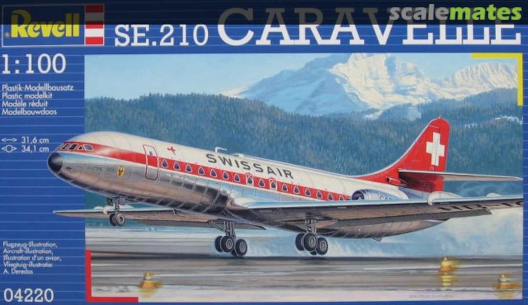 Boxart SE.210 Caravelle 04220 Revell Boxart SE.210 Caravelle 04220 Revell
