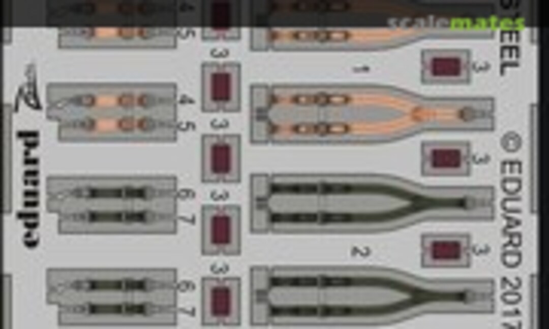 1:72 Seatbelts USN WWII fighters STEEL (Eduard SS591)