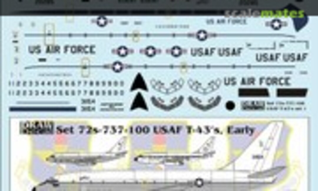 1:72 Boeing T-43A (Draw Decal 72-737-100) 72-737-100