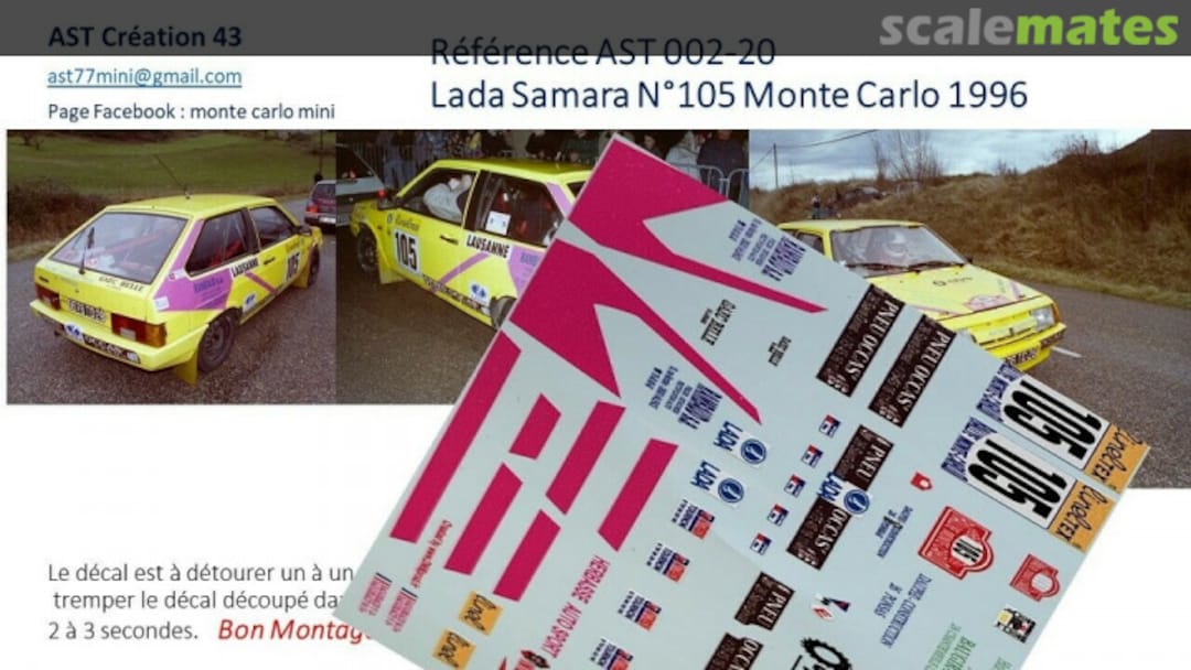 Boxart Lada Samara [9676 TO26] AST 002-20 AST Création 43