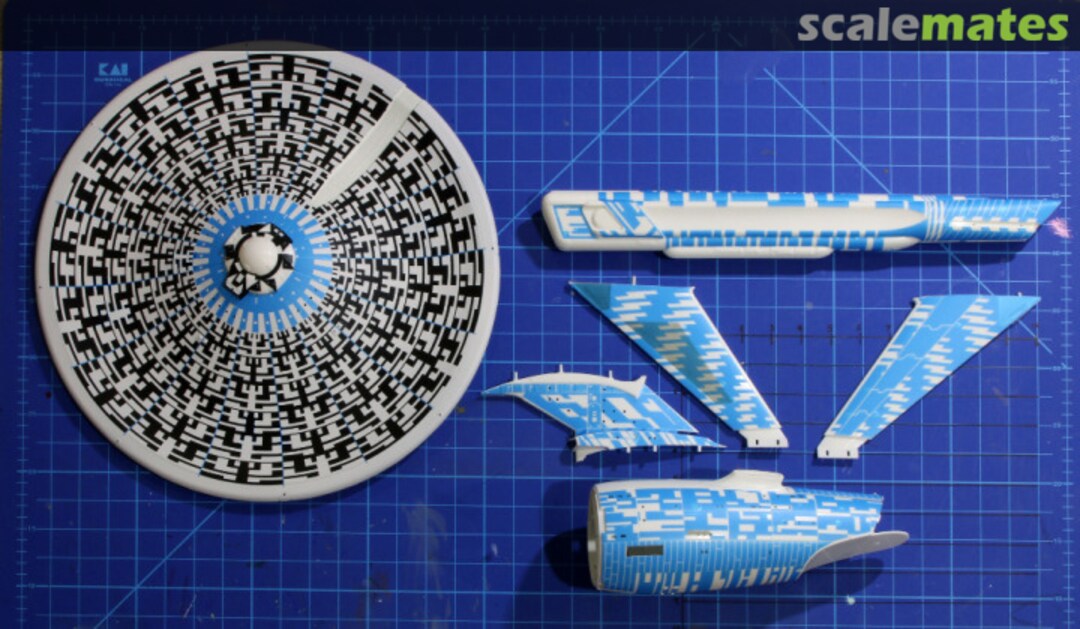 Boxart USS Enterprise NCC-1701 Refit Base Aztec Masking Kit KIT1 MaskDesign Boxart USS Enterprise NCC-1701 Refit Base Aztec Masking Kit KIT1 MaskDesign