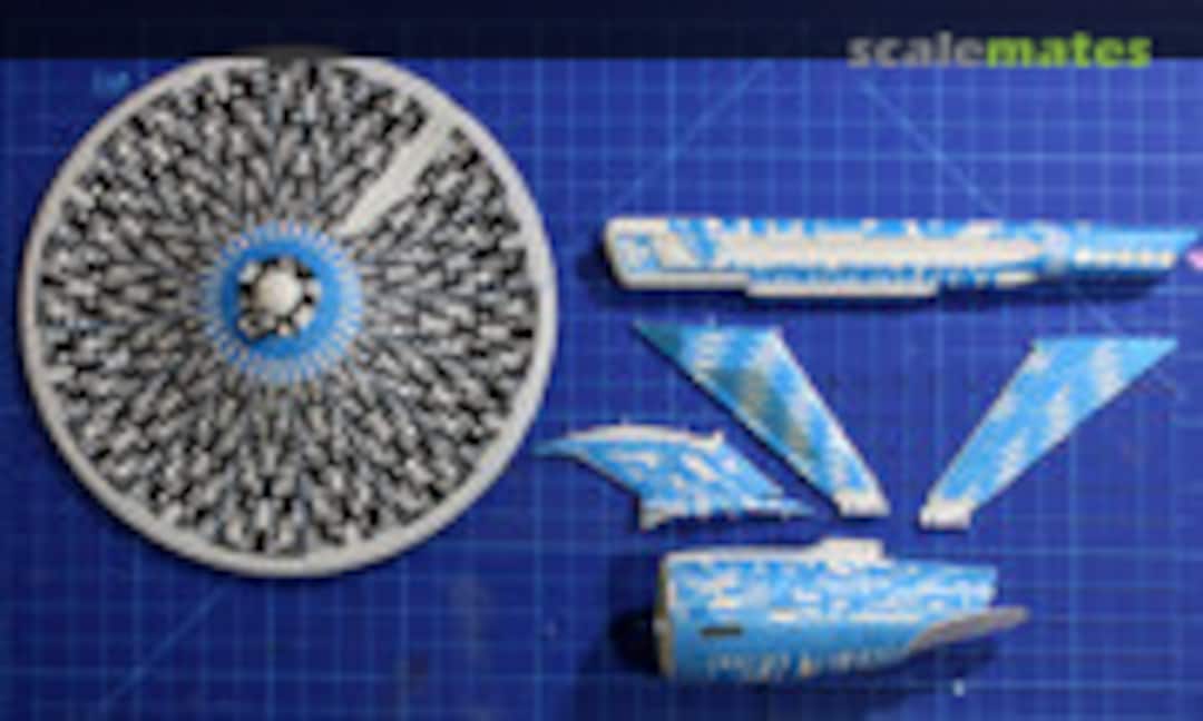 1:350 USS Enterprise NCC-1701 Refit Base Aztec Masking Kit (MaskDesign KIT1) KIT1