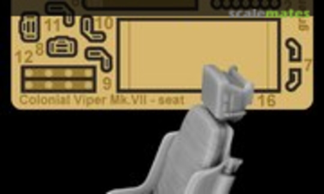 1:32 Colonial Viper VII - seat (Greenstrawberry 10020-1/32) 10020-1/32