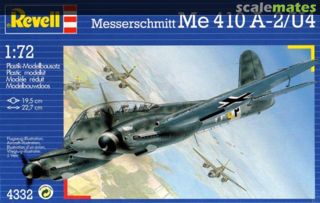 Boxart Messerschmitt Me 410 A-2/U4 4332 Revell Boxart Messerschmitt Me 410 A-2/U4 4332 Revell
