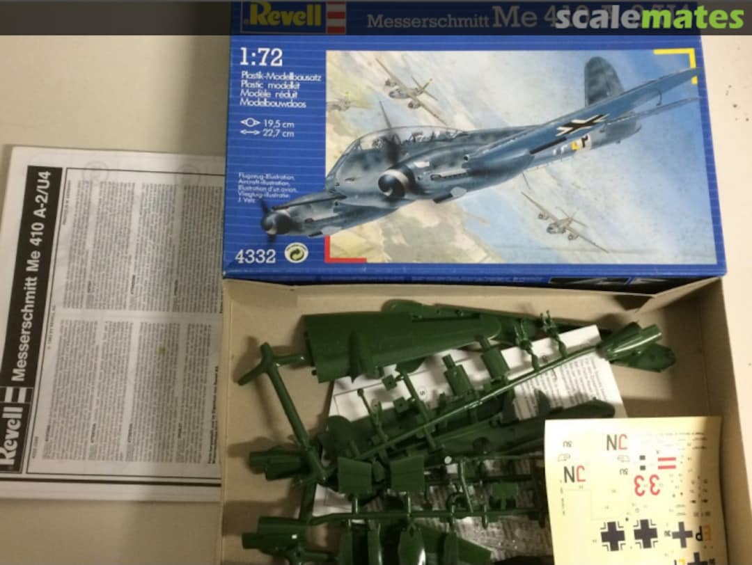 Contents Messerschmitt Me 410 A-2/U4 4332 Revell Contents Messerschmitt Me 410 A-2/U4 4332 Revell