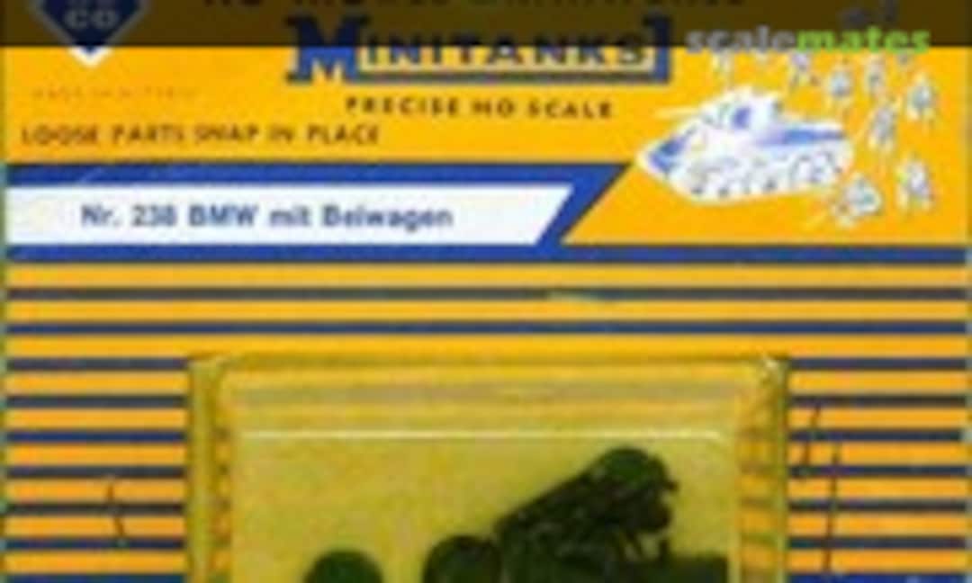 1:87 Motorcycle with side-car (Roco Minitanks Z-238.29) Z-238.29