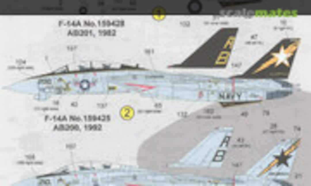 1:144 F-14 VF-33 Starfighters (FCM 144-29) 144-29