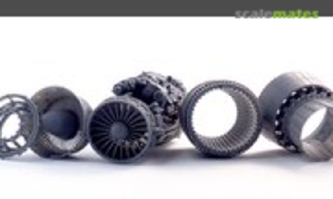 1:32 Sukhoi Su-27 engine Saturn AL31 exposed - inner nozzle (Tecnikit 223) 223