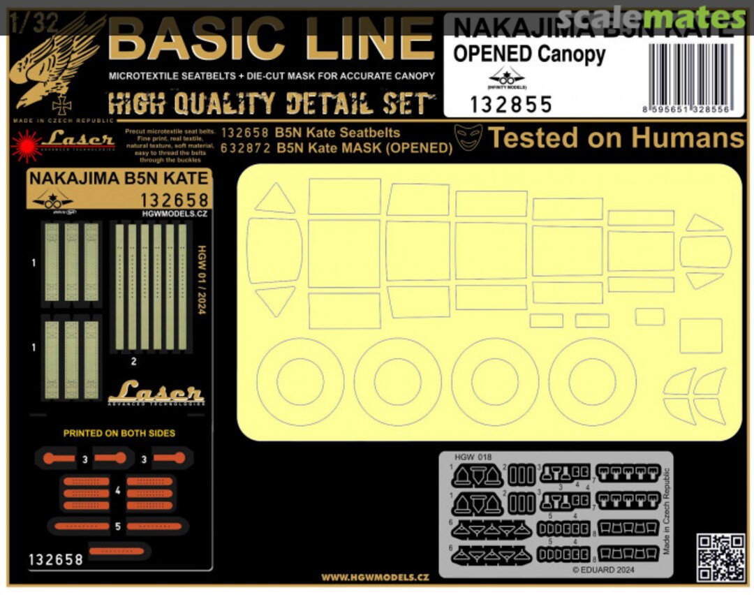 Boxart Nakajima B5N Kate 132855 HGW Models Boxart Nakajima B5N Kate 132855 HGW Models
