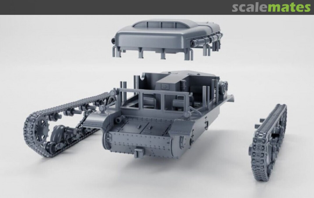 Boxart Artillery tractor C7P - with separate roof 56011128 EMP3d Boxart Artillery tractor C7P - with separate roof 56011128 EMP3d