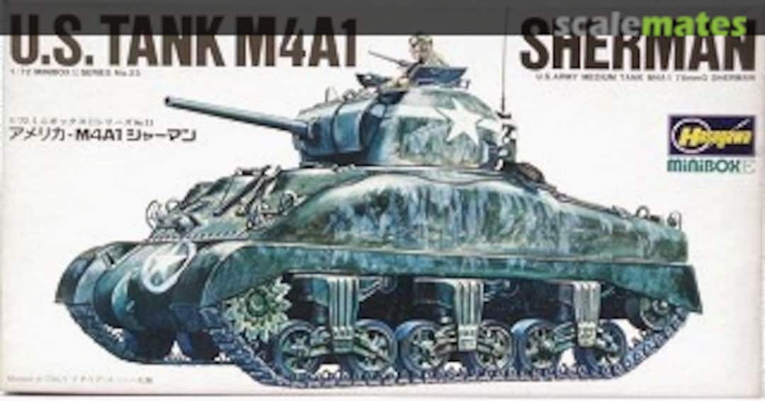Boxart M4A1 Sherman MB-123 Hasegawa Boxart M4A1 Sherman MB-123 Hasegawa