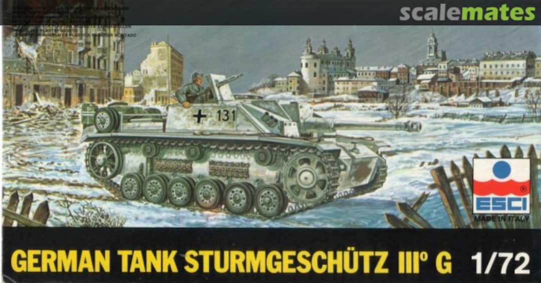 Boxart Sturmgeschütz III G 8005 ESCI Boxart Sturmgeschütz III G 8005 ESCI