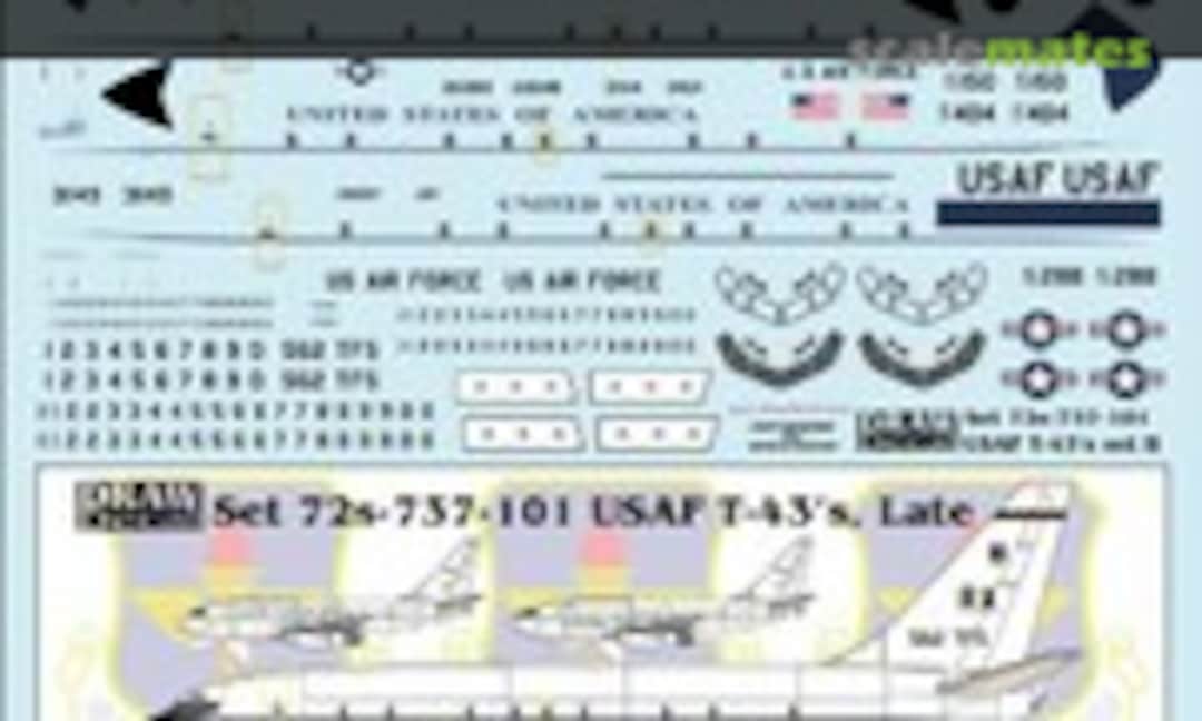 1:72 Boeing T-43A (Draw Decal 72-737-101) 72-737-101