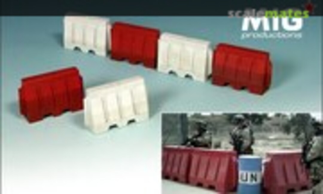 1:35 Plastic Jersey Barriers (MIG Productions MP 35-172) MP 35-172