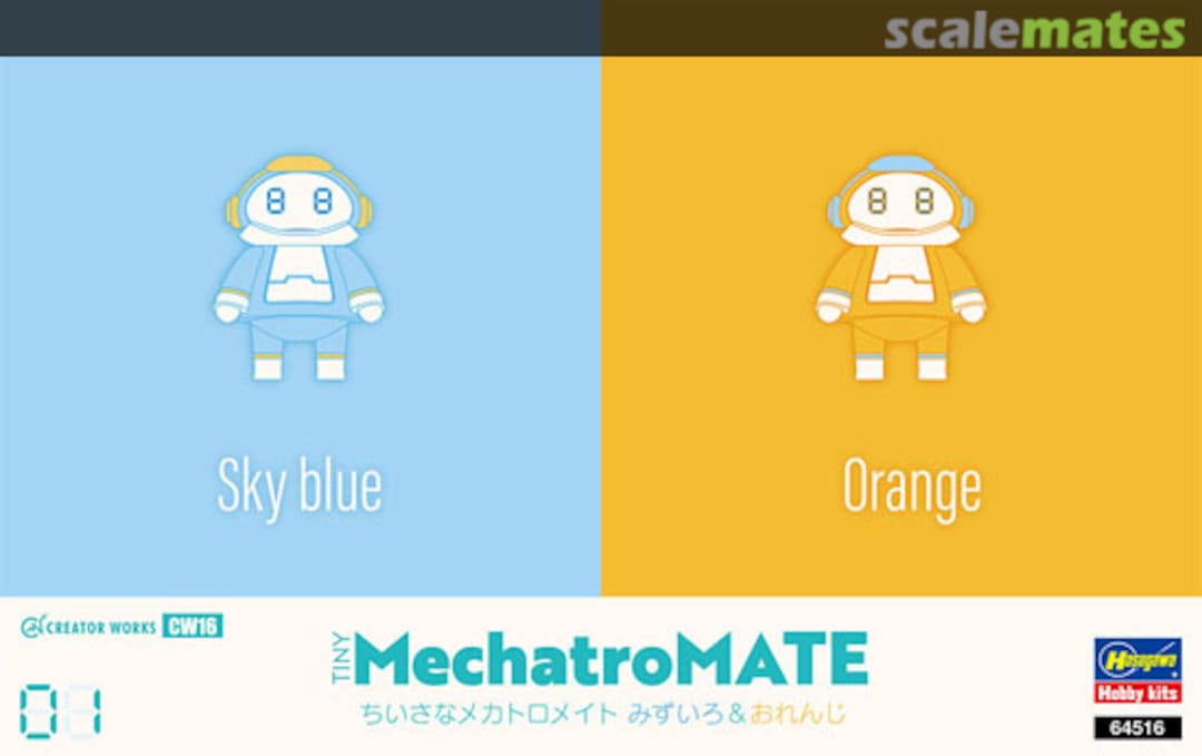 Boxart Tiny MechatroMate 01 Sky Blue & Orange 64516 Hasegawa Boxart Tiny MechatroMate 01 Sky Blue & Orange 64516 Hasegawa