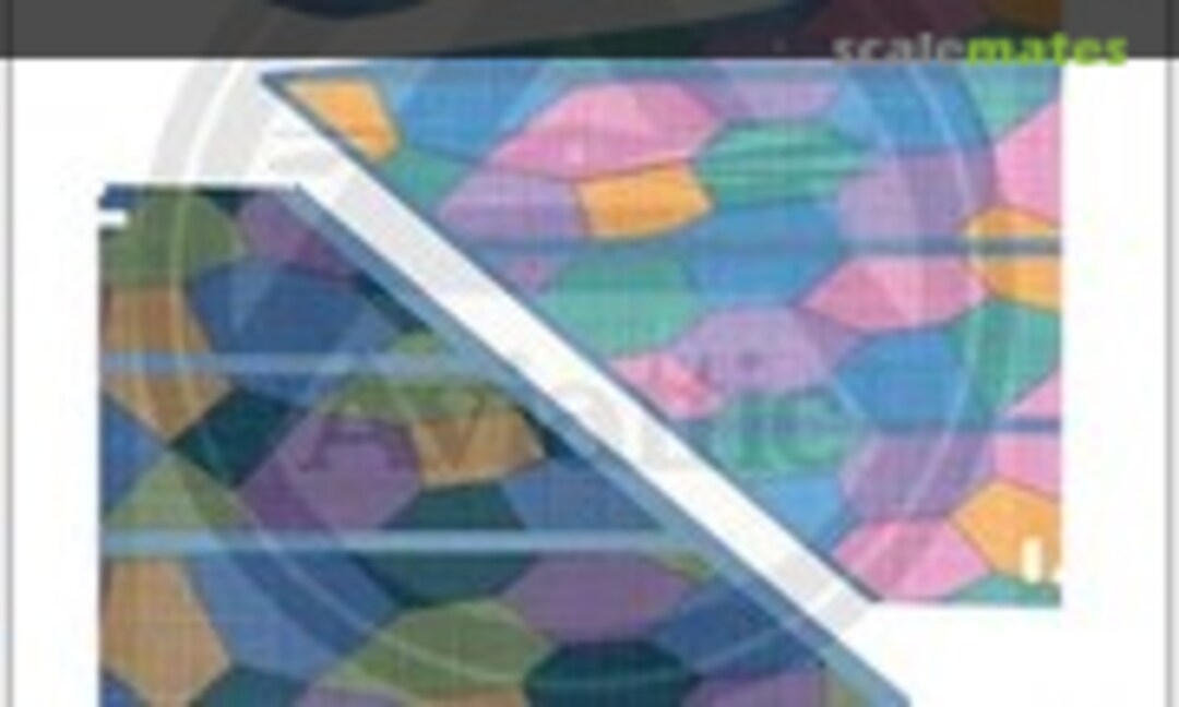 1:32 Fokker D.VII (Albatros built) 5 colour 'lozenge' tail with blue rib tapes (new tail sets) (Aviattic ATT32185) ATT32185