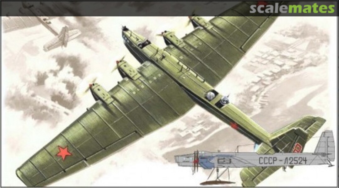 Boxart Tupolev TB-3-4M-17 / G-2 14401 Mars Models Boxart Tupolev TB-3-4M-17 / G-2 14401 Mars Models