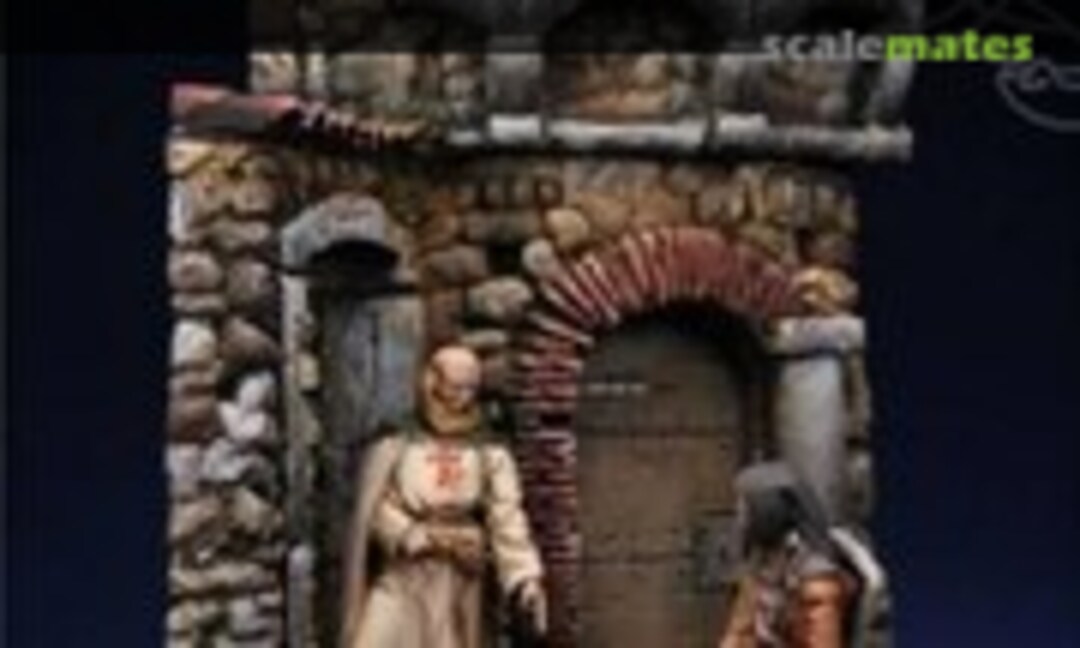 54mm Provincial Commander of the Templar Order (Receptor) with Servant (Romeo Models ROM-SC5402) ROM-SC5402