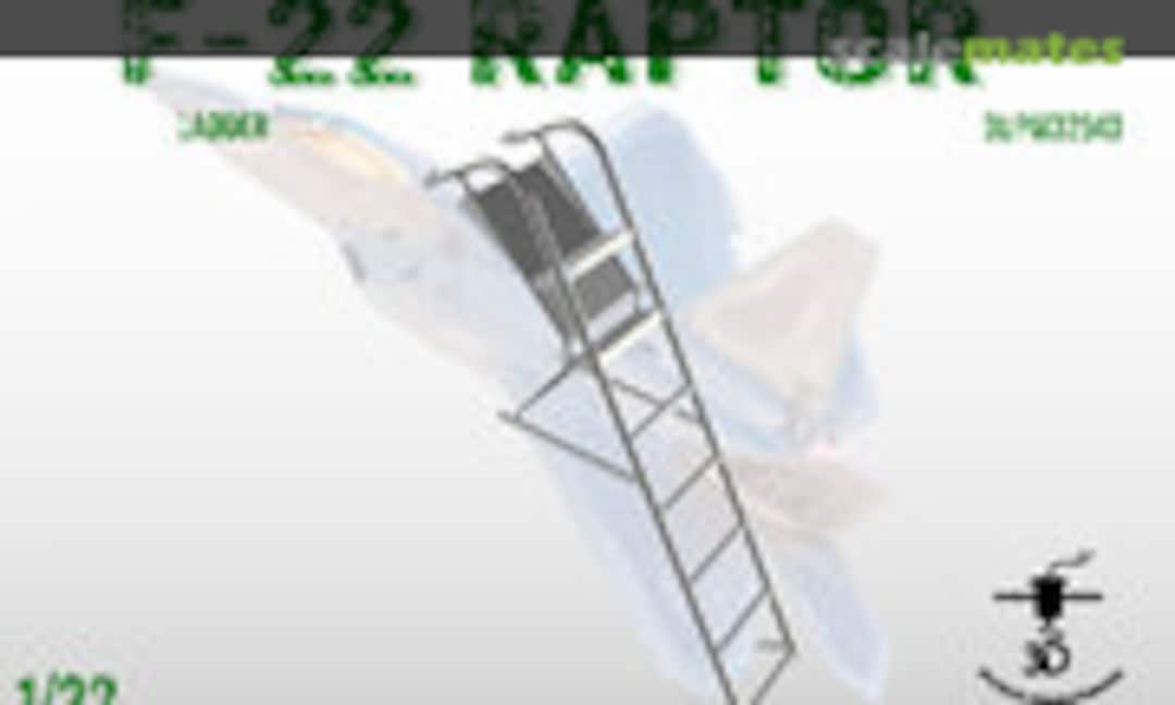 1:32 F-22 Raptor Boarding Ladder (3D Print Mayhem 3DPM32043) 3DPM32043