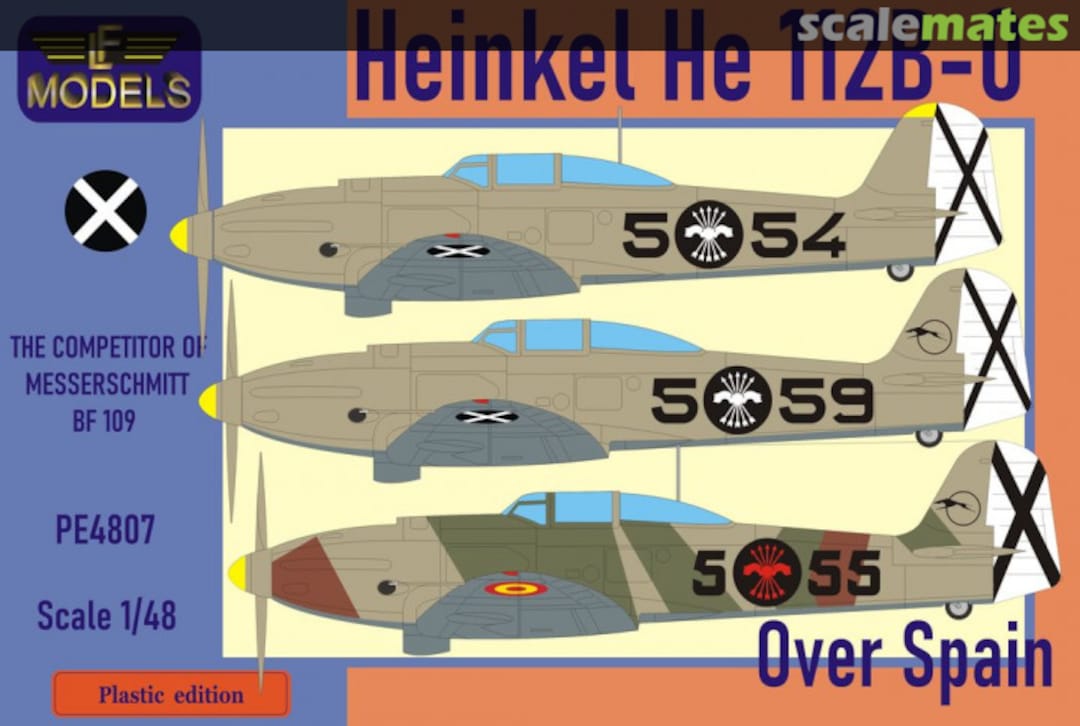 Boxart Heinkel He 112B-0 PE4807 LF Models Boxart Heinkel He 112B-0 PE4807 LF Models